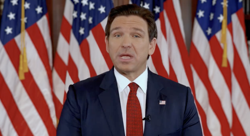 Ron DeSantis Speaking in a Video posted on X. Source: X/Ron DeSantis