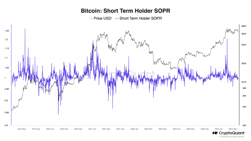 Bitcoin Short Term Holder SOPR